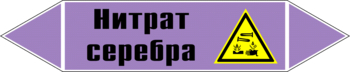 Маркировка трубопровода "нитрат серебра" (a04, пленка, 126х26 мм)" - Маркировка трубопроводов - Маркировки трубопроводов "ЩЕЛОЧЬ" - Магазин охраны труда Протекторшоп