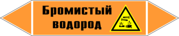 Маркировка трубопровода "бромистый водород" (k14, пленка, 507х105 мм)" - Маркировка трубопроводов - Маркировки трубопроводов "КИСЛОТА" - Магазин охраны труда Протекторшоп