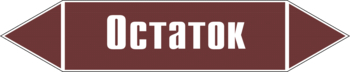 Маркировка трубопровода "остаток" (пленка, 358х74 мм) - Маркировка трубопроводов - Маркировки трубопроводов "ЖИДКОСТЬ" - Магазин охраны труда Протекторшоп