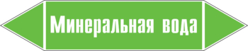 Маркировка трубопровода "минеральная вода" ( пленка, 358х74 мм) - Маркировка трубопроводов - Маркировки трубопроводов "ВОДА" - Магазин охраны труда Протекторшоп