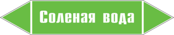 Маркировка трубопровода "соленая вода" (пленка, 507х105 мм) - Маркировка трубопроводов - Маркировки трубопроводов "ВОДА" - Магазин охраны труда Протекторшоп