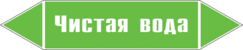 Маркировка трубопровода "чистая вода" (пленка, 126х26 мм) - Маркировка трубопроводов - Маркировки трубопроводов "ВОДА" - Магазин охраны труда Протекторшоп